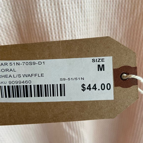 NWT Harlow cropped waffle long sleeve - Picture 5 of 8